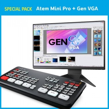 컴픽스블랙매직, ATEM Mini Pro + GenCG VGA, 블랙매직디자인